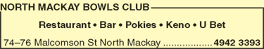 North Mackay Bowls Club - Pubs Perth 9