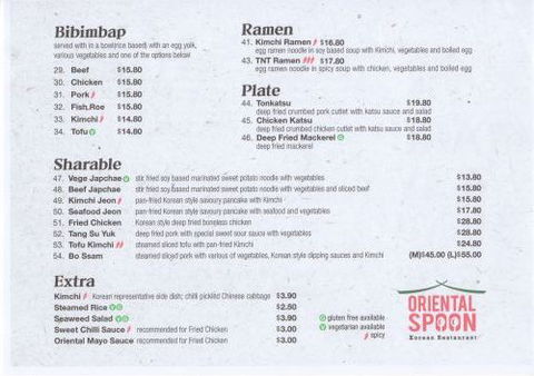 Oriental Spoon Korean Restaurant - Pubs Perth 1