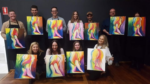 Paint And Sip Experience - Pubs Perth 1