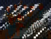 The Caxton Street Jazz Band in the Swigmore Hall at Robert Channon Wines