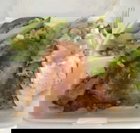 Flaming Healthy Charcoal Chicken  Salad