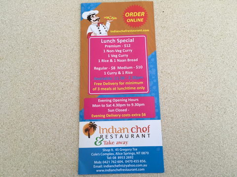 Indian Chef Restaurant & Take Away - Pubs Perth 0