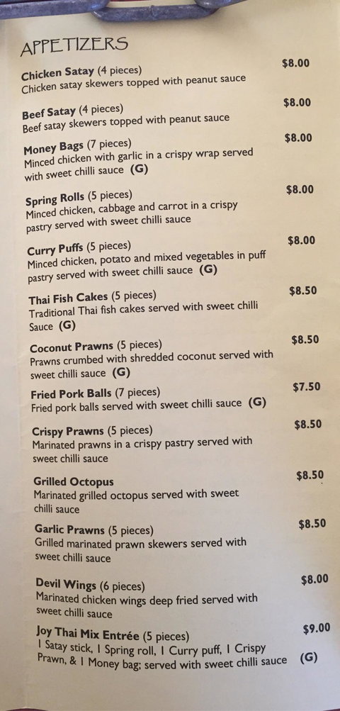 Joy Thai Restaurant - Pubs Perth 3