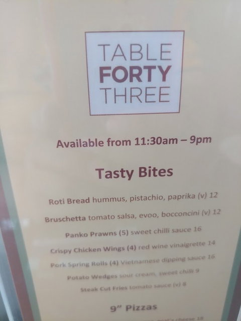 Table Forty Three - Pubs Perth 2