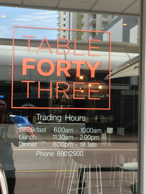Table Forty Three - Pubs Perth 4