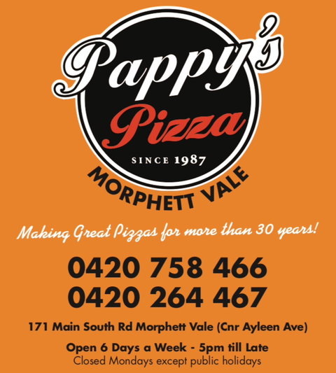 Pappy's Pizza Morphett Vale - Pubs Perth 2
