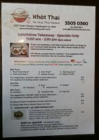 Khot Thai - Pubs Perth 1